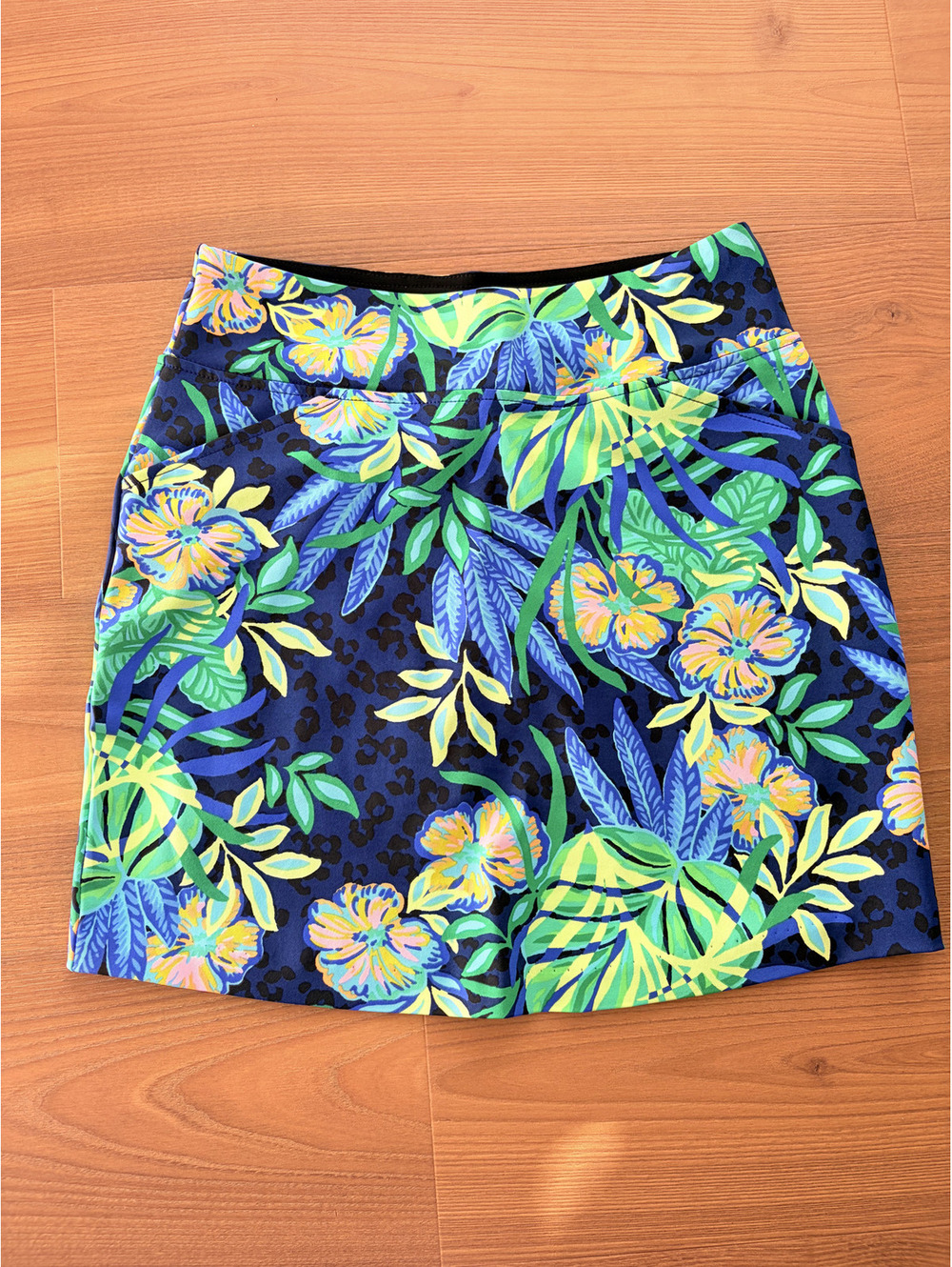 Lilly Pulitzer Luxletic Delaynee Monica High-Rise Skort Multi The Hottest Spot